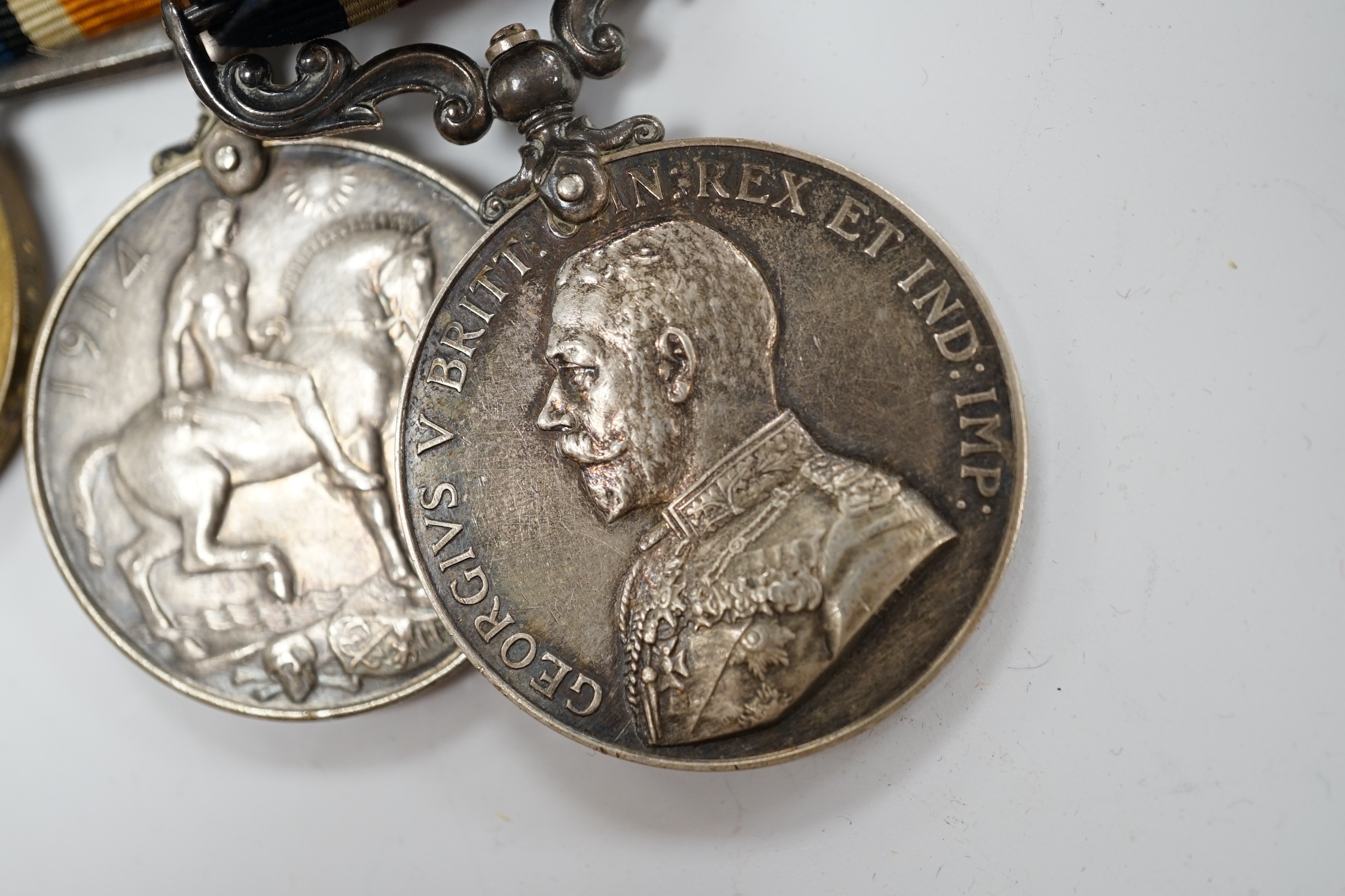 Two First World War medal groups; a military medal group awarded to Pte. H.S. Cribb, 23rd Northumberland Fusiliers, comprising; the Military Medal for Bravery in the Field, the Special Constabulary Medal, the War Medal a